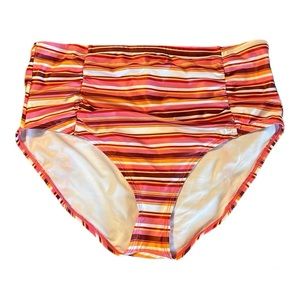 Island Rays NWT Ladies Bikini Bottom Striped Size 3X